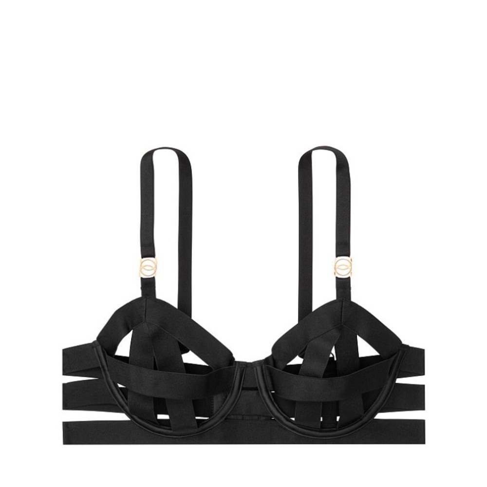 Unlined strappy Demi bra - Picture 3 of 3
